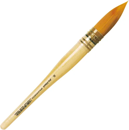 Miniatura 227 de da Vinci Watercolor Series 5580 CosmoTop Spin Pincel de Pintura, Redondo Sintético con Mango Rojo