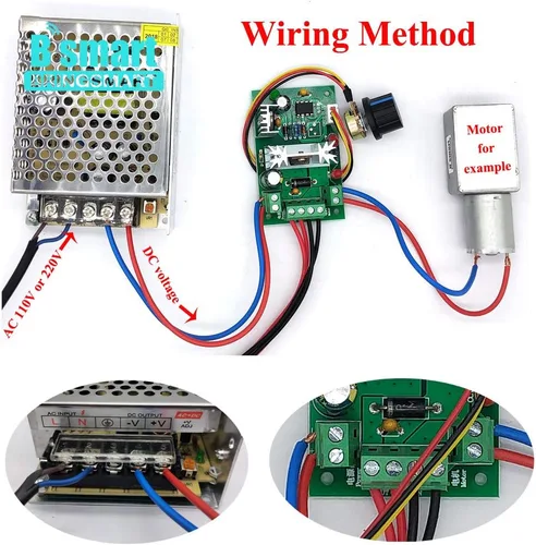 Miniatura 5 de BRINGSMART JGY-370 Motor de engranaje helicoidal de 12 V 10 rpm DC Motor de alto par motor de 12 voltios Mini turbina gusano reductor de 12 V Motor