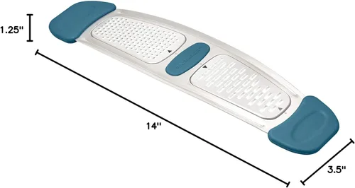 Miniatura 5 de Rachael Ray Rallador multi de acero inoxidable, azul marino, pequeño