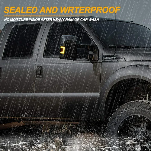 Miniatura 6 de Switchback - Marcador de espejo lateral, señal de giro y luz de marcha de repuesto para 2008-2016 F250 F350 F450 F550 Super Duty DRL accesorios