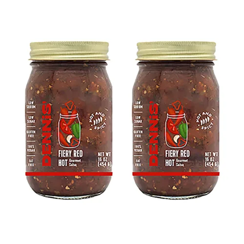 Miniatura 12 de Dennis' Gourmet - Salsa de frijoles negros y maíz totalmente natural Esta salsa fresca y abundante para restaurante es baja en azúcar, baja
