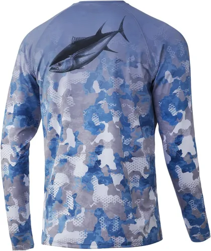 Miniatura 2 de HUK Men's Pattern Pursuit Long Sleeve Performance Fishing Shirt