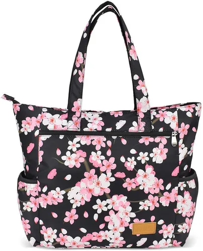 Miniatura 104 de CLOUDMUSIC Bolsa de hombro para enfermeras, profesores, trabajo, gimnasio, viajes, playa, mujeres, con gran capacidad, impermeable