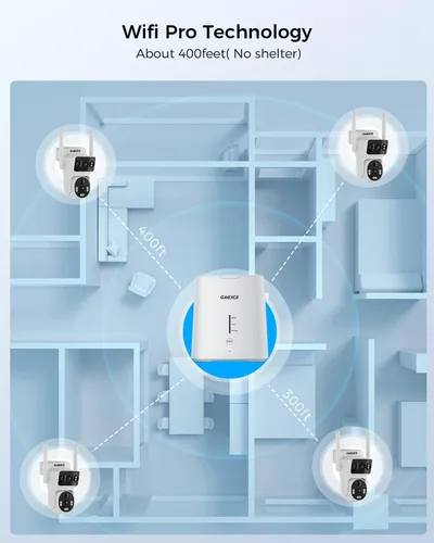 Miniatura 2 de Cámara de seguridad solar de doble lente