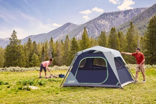 Miniatura 2 de Coleman 4/6/8/10 Person Instant Camping Tent with 1-Minute Setup, Large Family Tent with Pre-Attached Poles, Air Vent, & Carry Bag, Sets Up in About