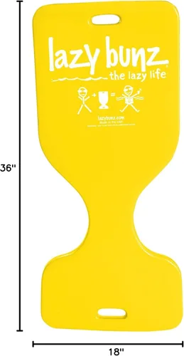Miniatura 8 de TRC Recreation Lazy Bunz Foam Water Saddle Pool Float for Adults and Kids, Lounger for Swimming Pool, Lake, River, and Beach Essentials Amarillo