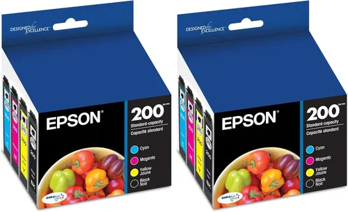 Miniatura 7 de Epson 200 DURABrite Ultra Ink Capacidad Estándar Combo de Cartucho Negro y Color (T200120-BCS) Funciona con WorkForce WF-2520, WF-2530, WF-2540