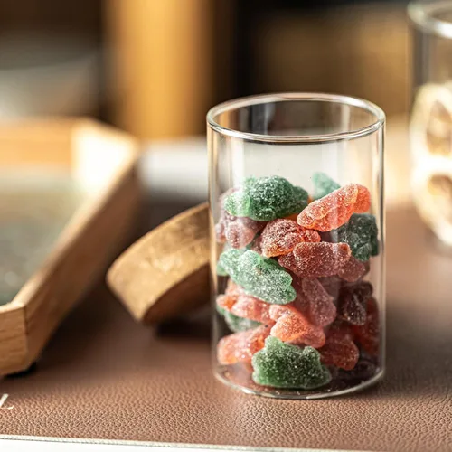 Miniatura 6 de Recipiente de almacenamiento de vidrio de 10 onzas – Tarros de vidrio herméticos con tapa de corcho, tarros de especias, tarro de caramelo, tarros