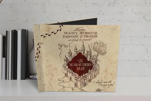 Miniatura 3 de Harry Potter - Marauder's Map Sketchbook - Contains Personalized Gryffindor Certificate and 5 Blank Parchment Papers - Officially Licensed