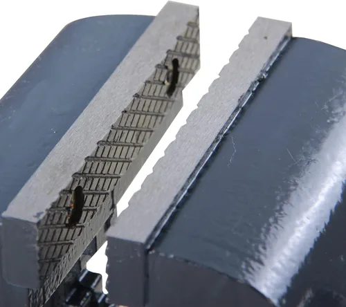 Miniatura 49 de KAKA INDUSTRIAL Prensas de banco de 3 pulgadas de ancho de mandíbula, apertura de mandíbula de 3.5 pulgadas, Base giratoria resistente