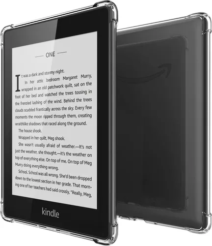 Miniatura 5 de Funda transparente para Kindle Paperwhite anterior a 2018 (5ª/6ª/7ª generación, versión 2012-2017, modelo EY21 y DP75SDI) - Carcasa trasera suave