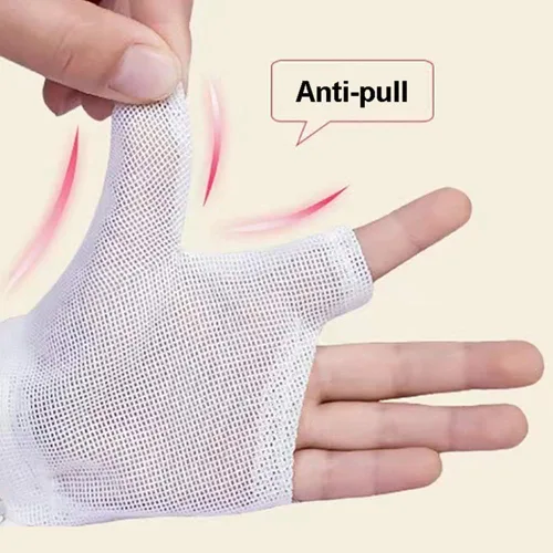 Miniatura 3 de 4 piezas de tope de succión de pulgar para niños y bebés, protector de pulgar para chupar el pulgar (S)