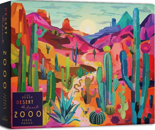 Miniatura 6 de Elena Essex Rompecabezas de 1000 piezas para adultos, escondite del desierto, rompecabezas para adultos, de 1000 piezas, rompecabezas de parques