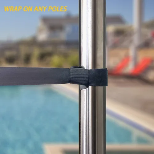 Miniatura 7 de Cinturón de natación Cinturón de entrenamiento de natación con cuerda elástica de 7.2 ft ajustable para nadar en su lugar Cinturón de entrenamiento