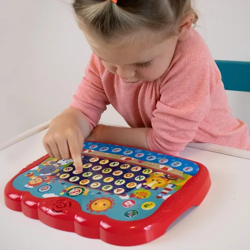 Miniatura 6 de Tableta de aprendizaje para niños pequeños de 1 a 3 años, juguete educativo ABC para aprender alfabeto, número, música y palabras, juego electrónico
