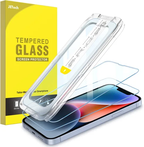 Miniatura 7 de JETech Protector de pantalla One Touch Install para iPhone 11/XR de 6.1 pulgadas, película de vidrio templado de cobertura completa, kit