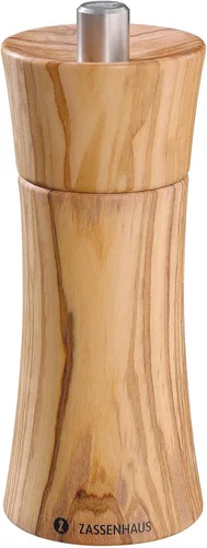 Miniatura 6 de Zassenhaus Westerland - Molinillo de pimienta de madera de haya, color negro y madera de haya, con molinillo de cerámica infinitamente ajustable