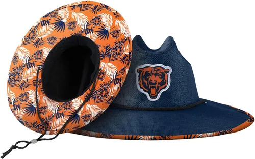 Miniatura 64 de FOCO - Sombrero de paja con logotipo de equipo universitario de NCAA y estampado floral para hombre TEAM LOGO