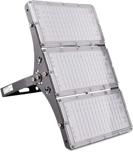 Miniatura 13 de papasbox Luz de inundación LED de 100 W para exteriores, luces de seguridad para exteriores de 8000 lúmenes, luces LED blancas cálidas de 3000 K