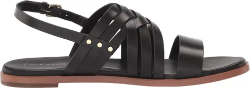 Miniatura 6 de Cole Haan Sandalias planas Francie para mujer, Wr Marine Blue - Gamuza acolchada
