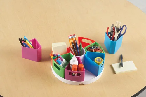 Miniatura 5 de Learning Resources Crea un Centro de Almacenamiento de Espacio - Organizador de Escritorio de Juguetes, Elementos Esenciales para Espacios