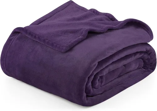 Miniatura 51 de Utopia Bedding Manta de forro polar negro, tamaño individual, ligera, mullida, suave, antiestática de microfibra (60 x 80 pulgadas)