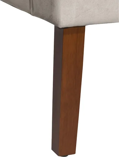 Miniatura 10 de HomePop Swoop - Silla de sala de estar con apoyabrazos, terciopelo gris