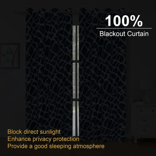 Miniatura 4 de OWENIE Cortinas 100% opacas de 84 pulgadas de largo, juego de 2 paneles para dormitorio, paneles de cortina cálidos con bloqueo de luz, cortinas