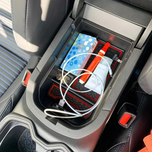 Miniatura 7 de TACORBO Organizador de Consola Central Compatible con Toyota RAV4 2019 2021 2020 2022 2023 2024 2025 y 2021-2024 2025 RAV4 Prime Accesorios, Bandeja