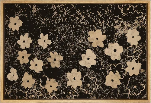 Miniatura 14 de SIGNFORD Lienzo enmarcado para pared, acuarela pastel, morado, luna, cielo, naturaleza, ilustraciones de área silvestre, arte moderno, vibrante