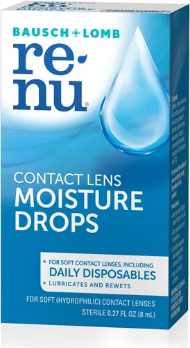 Miniatura 6 de Renu Gotas lubricantes para los ojos, gotas rehumectantes para lentes de contacto, rehidrata lentes suaves y desechables, calma e hidrata los ojos