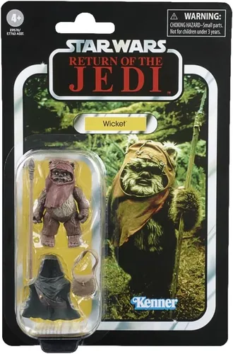STAR WARS The Vintage Collection Wicket Toy - Figura de acción de 3.75 pulgadas con el Retorno del Jedi, juguetes para niños a partir de 4 años