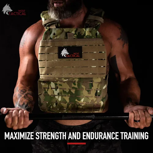 Miniatura 6 de WOLF TACTICAL Placas curvadas para chaleco de peso, pares de 5.75/8.75/14.5 libras, ajuste ergonómico contorneado, WOD, entrenamiento de fuerza