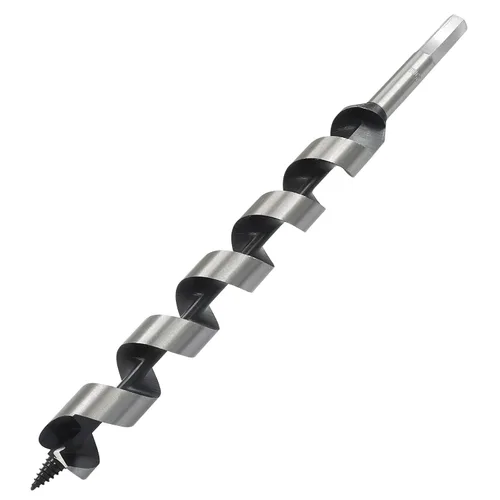 Miniatura 6 de Broca de taladro para madera de 1/2 pulgada de diámetro, broca de taladro de barco de 12 pulgadas de largo para madera suave y dura, broca