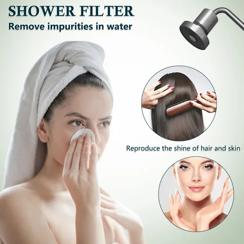 Miniatura 7 de Filtro de repuesto compatible con filtro de cabezal de ducha Jolie (2 piezas)