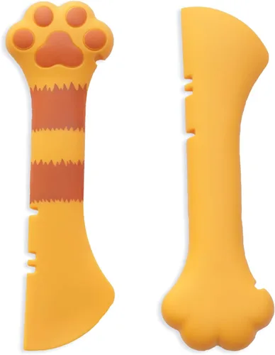 Miniatura 14 de Meow&Woof Tapa y cuchara para latas de comida para gatos, cubierta sin BPA para almacenamiento de alimentos húmedos de animales, reutilizable