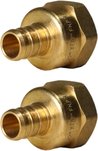 Miniatura 32 de XFITTING 1 pulgada Pex x 1 pulgada Adaptador Femenino NPT, 23-4-3=2X, 2 Piezas