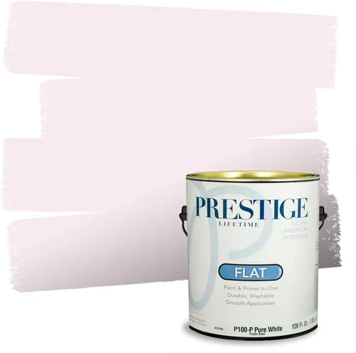 Miniatura 32 de Prestige Paints - Pintura exterior e imprimación en uno, 1 galón, plano, E500-P-A011GP