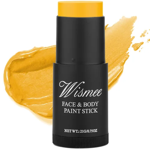 Miniatura 11 de Ojo naranja negro Deportes, palo de pintura de cuerpo de cara naranja, resistente al sudor, impermeable, pintura facial, maquillaje para Halloween