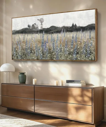Miniatura 20 de Arte de pared para decoración de baño, imagen de playa azul, tema oceánico, impresión en lienzo de flores, pintura moderna de paisaje marino