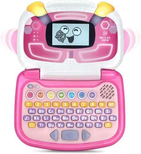 Miniatura 4 de LeapFrog ABC y 123 Laptop para preescolares de 3 a 7 años, color rosa
