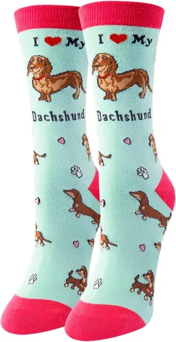 HAPPYPOP Calcetines novedosos de pato, vaca, gato, perezoso para niñas, divertidos regalos de pato, gato, perro, conejito para mujeres, regalos de