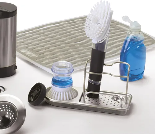 Miniatura 2 de OXO Good Grips caja para fregadero de acero inoxidable, gris, A
