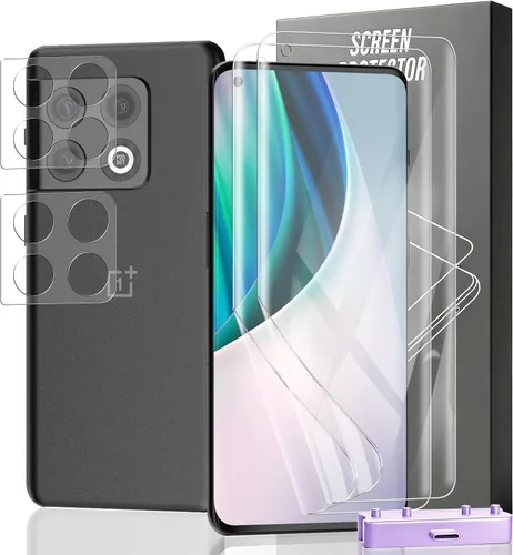 Miniatura 23 de Paquete de 3+2 protectores de pantalla de vidrio templado para teléfono (2a) / (2a) Plus con protector de lente de cámara, dureza 9H, película