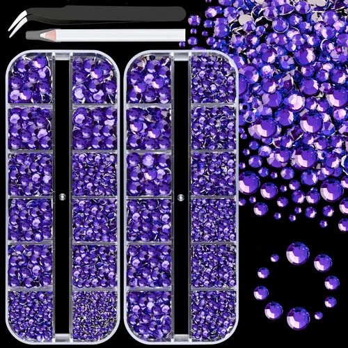 Miniatura 32 de 30000 diamantes de imitación de resina para deslumbrar con pegamento de joyería B7000, gemas de imitación doradas para manualidades, ropa, vasos