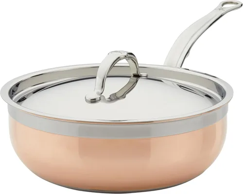 Miniatura 16 de Hestan - Colección CopperBond - Cacerola de cobre 100% puro, compatible con cocina de inducción, 1.5 cuartos