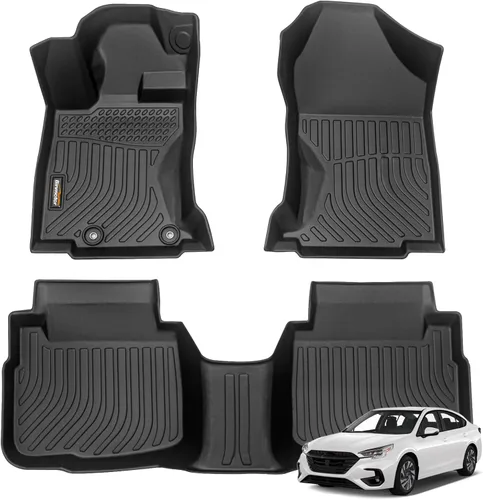 Miniatura 52 de Alfombrillas de TPE para Toyota Highlander 2014-2019 7 y 8 asientos, protección para todo tipo de clima, forros de piso de automóvil resistentes