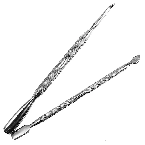 Miniatura 3 de Set de manicura y pedicura en acero inoxidable con empujador de cutículas, eliminador y herramienta de corte de acero inoxidable. Cortador