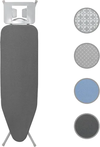 Miniatura 7 de STO STO Tabla de planchar de tamaño matrimonial de 45 x 14 pulgadas con soporte para hierro, 7 opciones de altura de 29 a 36 pulgadas, tabla