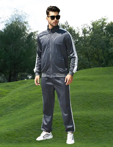Miniatura 2 de YAOKUBO Sweat suits men Tracksuits 2 Piece sets Athletic Jogging suits Casual Outfits for men